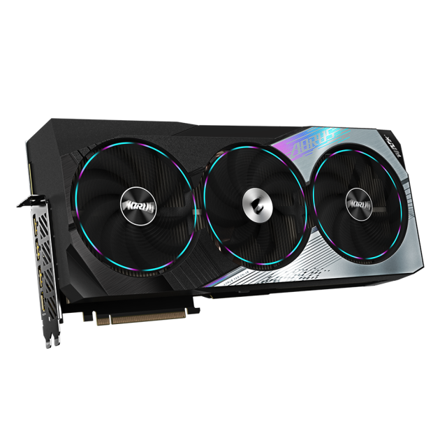 Видео карта GIGABYTE GeForce RTX 4080 AORUS MASTER OC, (DisplayPort 1.4a x 3, HDMI 2.1 x 1), 16GB GDDR6X