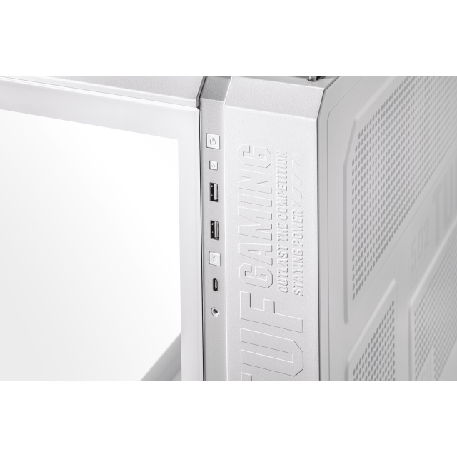 Кутия ASUS TUF Gaming GT502 WHITE EDITION, Mid-Tower