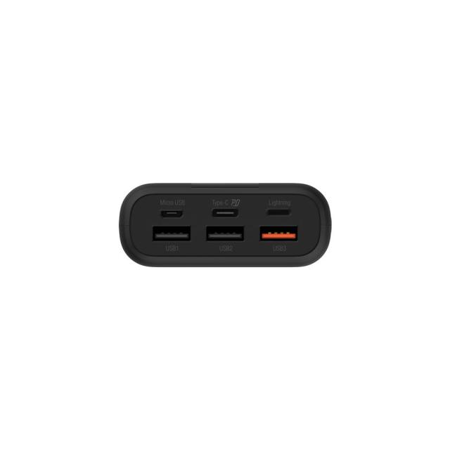 Външна батерия Silicon Power QS55, 20 000 mAh, Черен