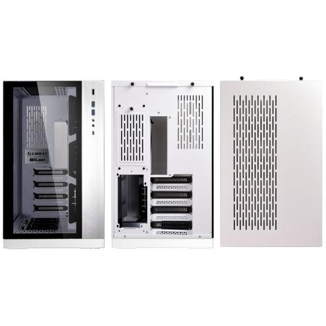 Кутия Lian Li PC-O11 Dynamic Mid-Tower, Tempered Glass, Бяло