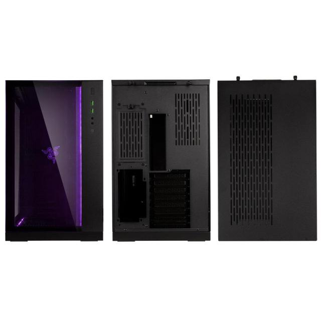 Кутия Lian Li PC-O11 Dynamic Razer Edition Mid-Tower, Tempered Glass, Черно