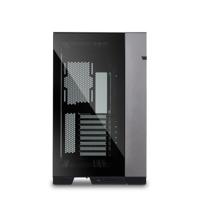 Кутия Lian Li PC-O11 Dynamic EVO Mid-Tower, Tempered Glass, Сив