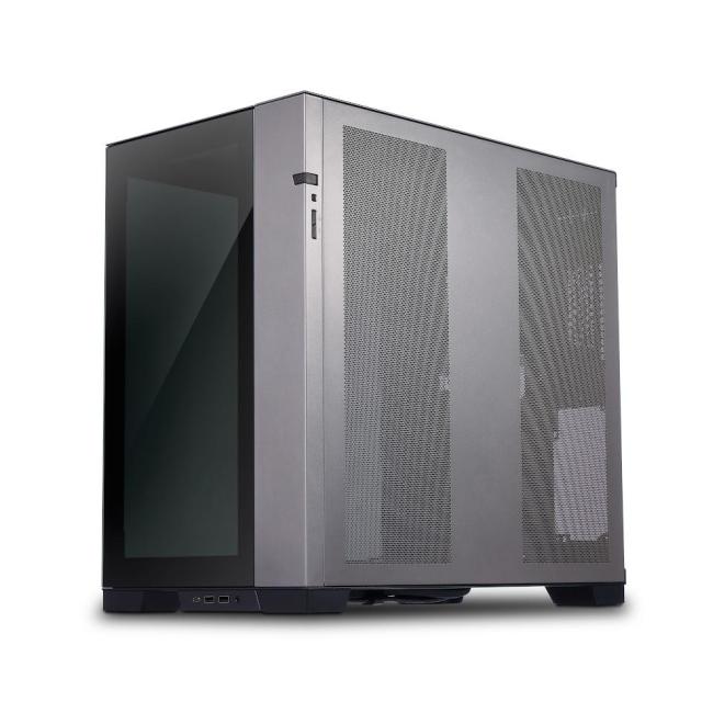 Кутия Lian Li PC-O11 Dynamic EVO Mid-Tower, Tempered Glass, Сив