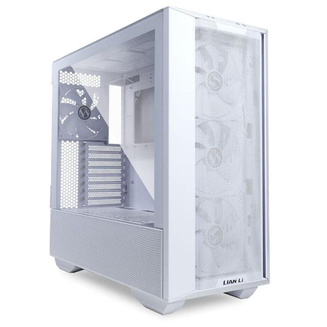 Кутия Lian Li LANCOOL III Mid-Tower, Tempered Glass, Бяла