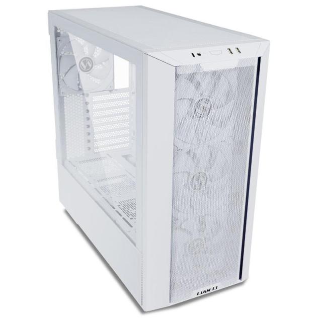 Кутия Lian Li LANCOOL III Mid-Tower, Tempered Glass, Бяла