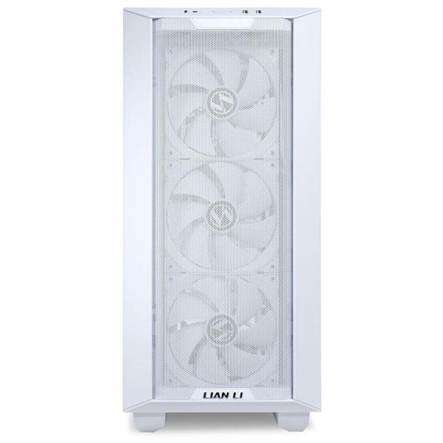 Кутия Lian Li LANCOOL III Mid-Tower, Tempered Glass, Бяла