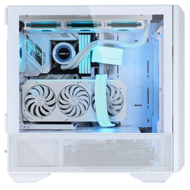 Кутия Lian Li LANCOOL III Mid-Tower, Tempered Glass, Бяла