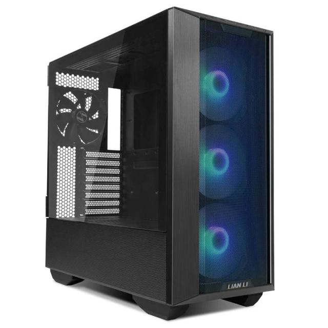 Кутия Lian Li LANCOOL III RGB Mid-Tower, Tempered Glass, Черна