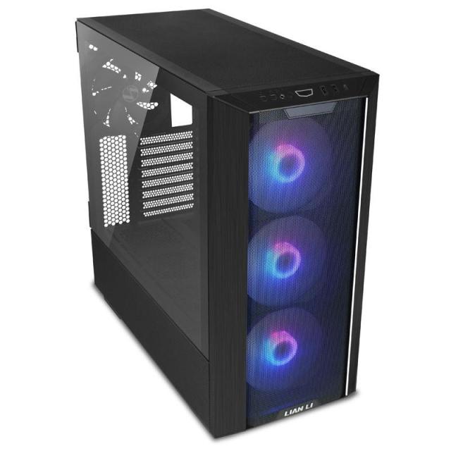 Кутия Lian Li LANCOOL III RGB Mid-Tower, Tempered Glass, Черна