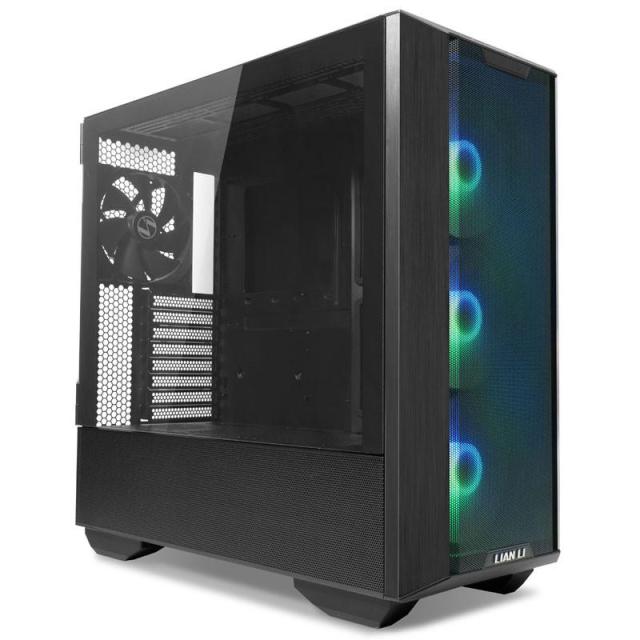 Кутия Lian Li LANCOOL III RGB Mid-Tower, Tempered Glass, Черна