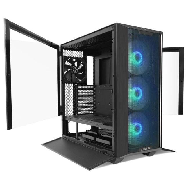 Кутия Lian Li LANCOOL III RGB Mid-Tower, Tempered Glass, Черна