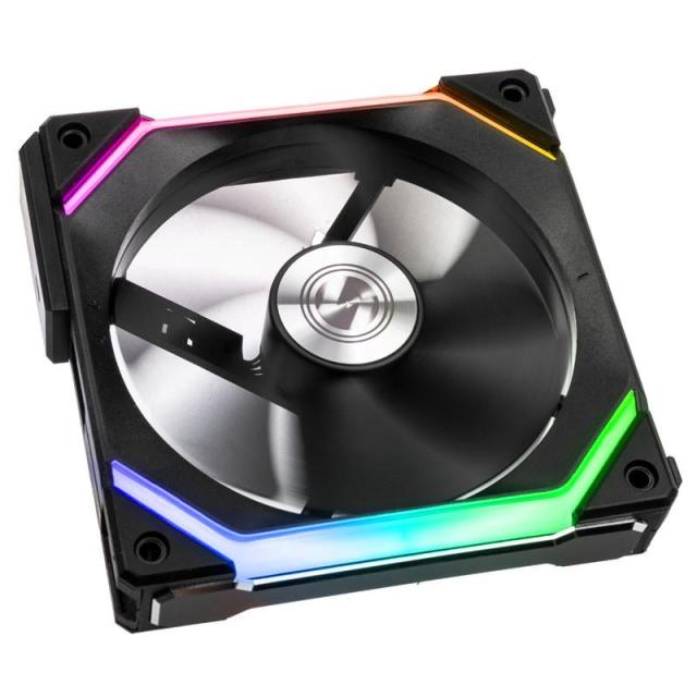 Вентилатори Lian Li UNI SL140, ARGB, 2 Fan комплект, с включен контролер, Черен