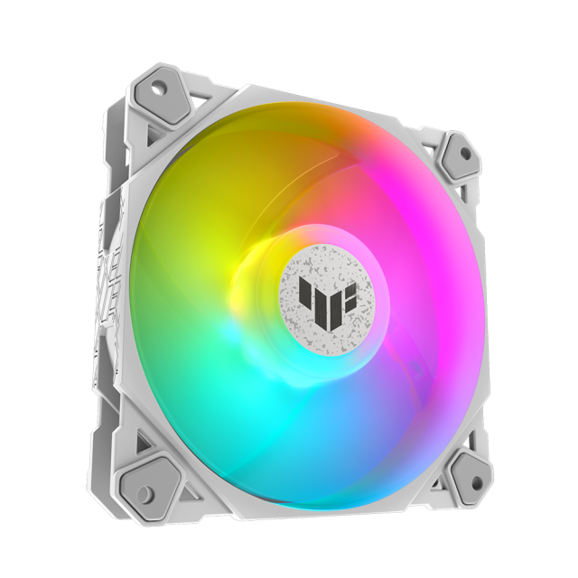 Вентилатор ASUS TUF GAMING TF120 WHITE EDITION, 120mm, 1900 rpm, ARGB