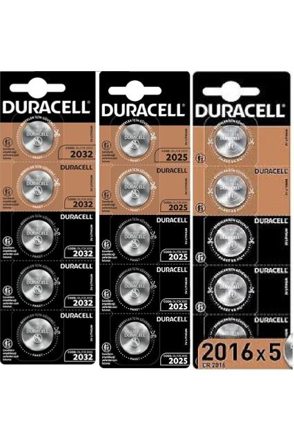 Бутонна батерия литиева  CR2016 3V  5 бр. в блистер DURACELL  /цена за 1 батерия/