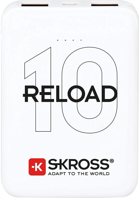 Външна батерия SKROSS RELOAD 10, 10 000 mAh, Бял