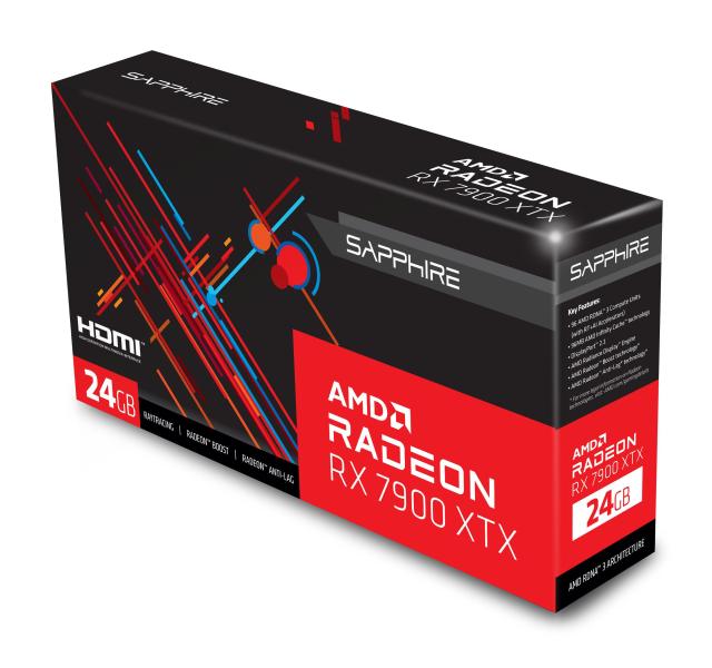 Видео карта Sapphire AMD RADEON RX 7900 XTX Founders Edition, 24GB GDDR6 384-bit, PCI-E 4.0, 2 x DP, HDMI, USB-C