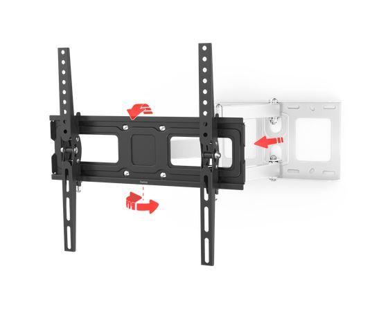 Метална поставка Hama TV FULLMOTION, 400x400, 165 см (65"), Черно/Бяло