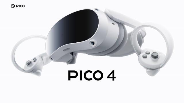 Комплект за виртуална реалност PICO 4 128GB, 2.56" (6.5), 4K+ Super-Vision Display, Fast-LCD, Бял