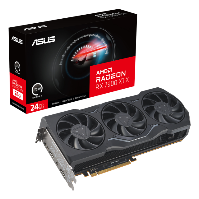 Видео карта ASUS AMD RADEON RX 7900 XTX Founders Edition, 24GB GDDR6, 384-bit, 2 x DP, HDMI, USB Type-C
