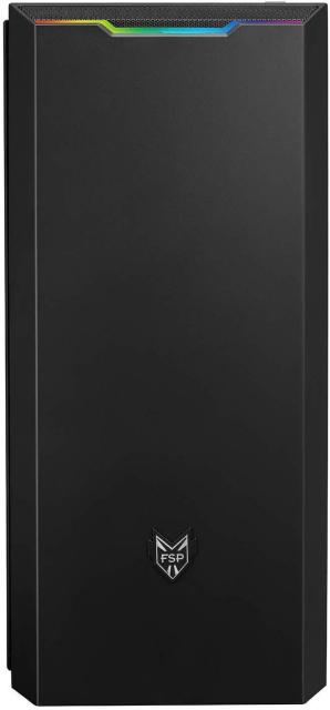 Кутия FSP Group CMT350 ARGB Gaming TG, 2 x USB 3.0, 1x HD Audio, ATX, Черен