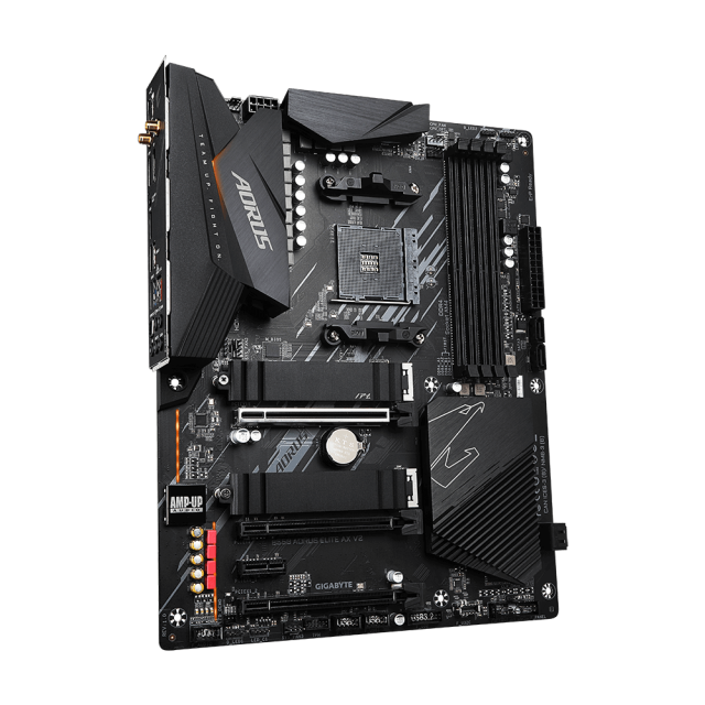Дънна платка Gigabyte B550 AORUS ELITE AX V2, AM4, B550, DDR4, PCI-E 4.0 (DP/HDMI), 4 x SATA 6Gb/s, 2 x M.2, 2 x USB 3.2 Gen 2, RGB Fusion 2.0, ATX