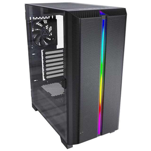 Кутия MONTECH SKY ONE Lite RGB, TG, 1 x Type-C, 2 xUSB3.0, Mid-Tower, ATX. Черна