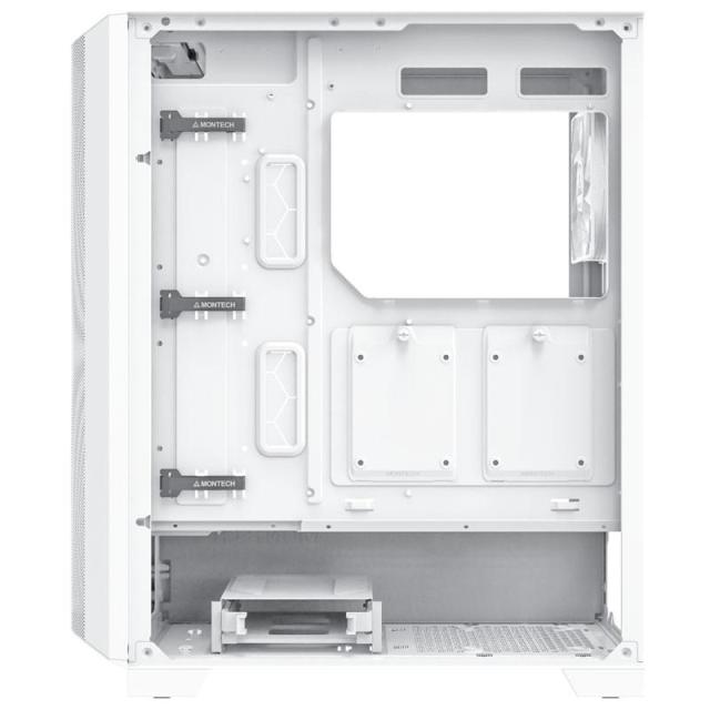 Кутия MONTECH SKY ONE Lite RGB, TG, 1 x Type-C, 2 xUSB3.0, Mid-Tower, ATX, Бяла