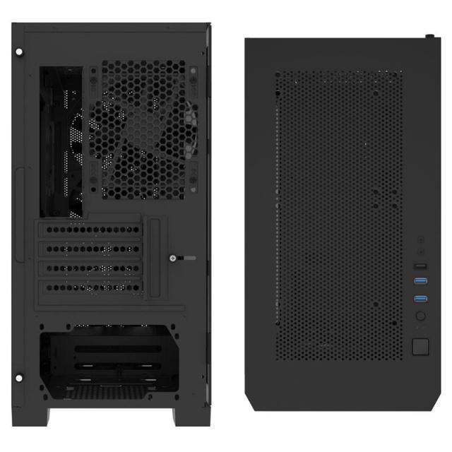 Кутия MONTECH AIR 1000 ARGB, TG, 1 x USB2.0, 2 x USB3.0, Mid-Tower, Micro-ATX, Черна