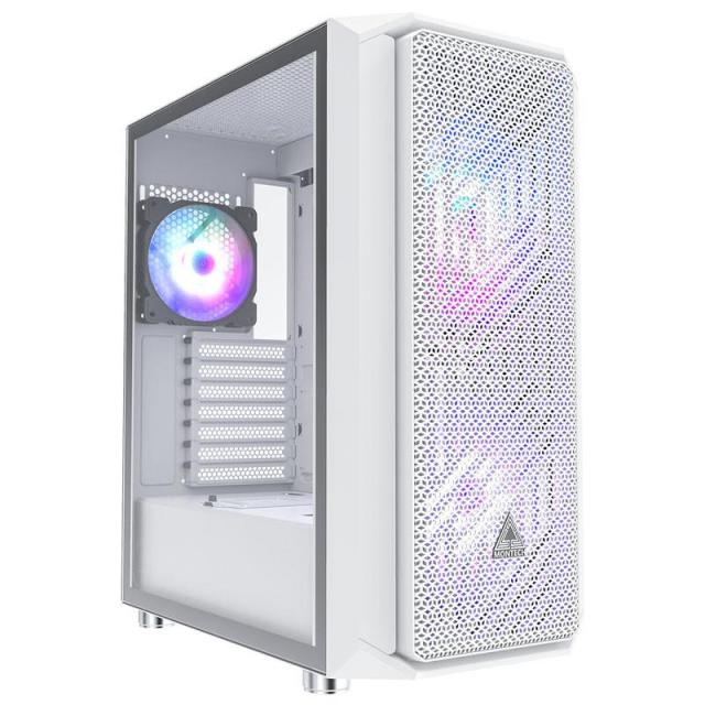 Кутия MONTECH AIR X MESH 200mm ARGB, Tempered Glass, 1 x USB2.0, 2 x USB3.0, Mid-Tower, ATX, Бял