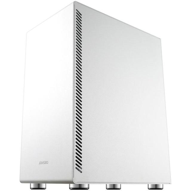 Кутия Jonsbo U4, TG, 2 x USB 3.0, 2 x HD-Audio, Mid-Tower ATX, Бяла