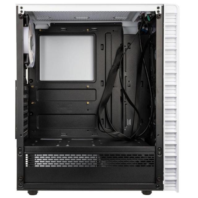 Кутия Kolink Observatory Lite Mesh RGB, 1 x USB 3.0, 2 x USB 2.0, HD Audio,  Mid-Tower ATX, Бял