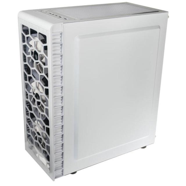Кутия Kolink Observatory Lite RGB, 1 x USB 3.0, 2 x USB 2.0, HD Audio Mid-Tower ATX, Бял