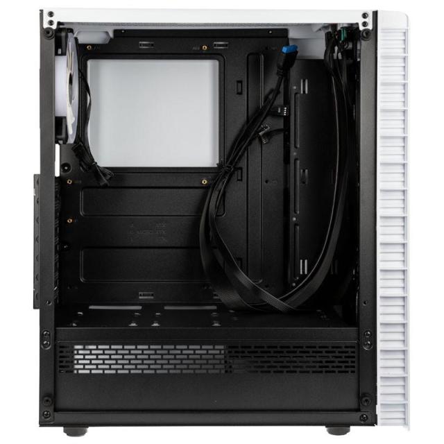 Кутия Kolink Observatory Lite RGB, 1 x USB 3.0, 2 x USB 2.0, HD Audio Mid-Tower ATX, Бял