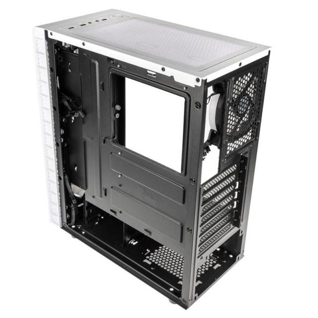 Кутия Kolink Observatory Lite RGB, 1 x USB 3.0, 2 x USB 2.0, HD Audio Mid-Tower ATX, Бял