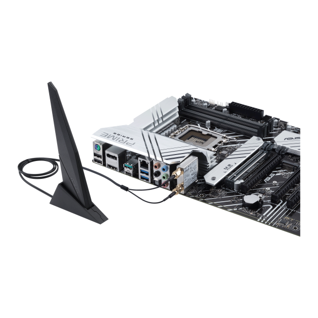 Дънна платка ASUS PRIME Z690-P WIFI, LGA 1700, ATX, DDR5, PCIe 5.0, (DP, HDMI),  4 x SATA 6Gb/s, 3 x M.2, 1 x USB 3.2 Gen 2x2 Type-C, Wi-Fi 6, Bluetooth, Aura Sync RGB, ATX