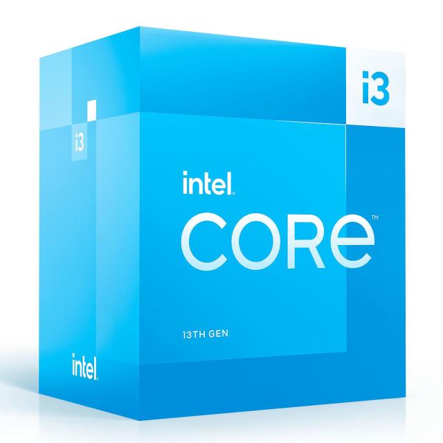 Процесор Intel Core Raptor Lake Core i3-13100F 4C (3.4/4.5Ghz, 12MB Cache), LGA1700, 60W, BOX, с охлаждане