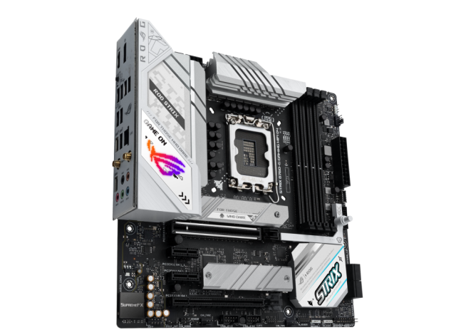 Дънна платка ASUS ROG STRIX B760-G GAMING WIFI D4, LGA 1700 (HDMI/DP), 4x DDR4, PCIe 5.0,  WiFi 6E,1 x USB Type-C,  Aura Sync RGB, Micro-ATX