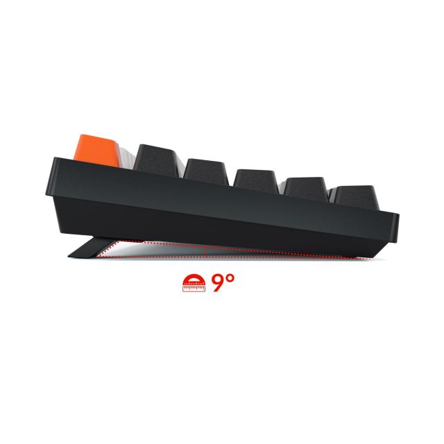 Геймърска механична клавиатура Keychron C1 TKL Gateron G Pro B3, Brown Switch RGB Backlight