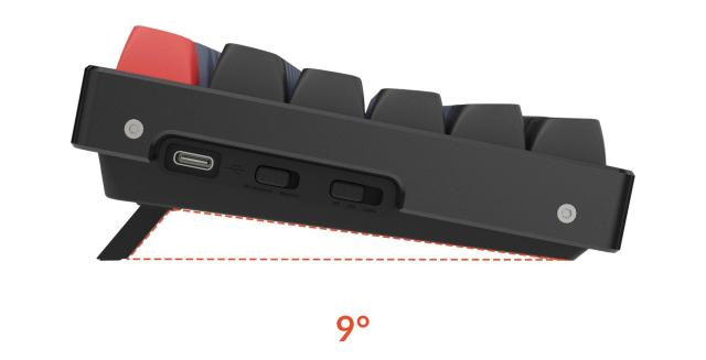 Геймърска механична клавиатура Keychron K8 Pro TKL Gateron G Pro J1, (Hot Swappable) Red Switch RGB Backlight, Aлуминиева рамка