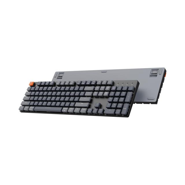 Геймърска механична клавиатура Keychron K5 SE Pro H3, Full-Size Low-Profile Gateron(Hot Swappable) Brown Switches RGB Backlight, алуминиева рамка