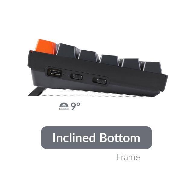 Геймърска Механична клавиатура Keychron K4 J3, Hot-Swappable Full-Size Gateron Brown Switch RGB Backlight, алуминиева рамка