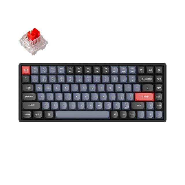 Геймърска Механична клавиатура Keychron K1 SE TKL J1, Hot-Swappable Keychron K Pro Mechanical Red Switch, алуминиева рамка