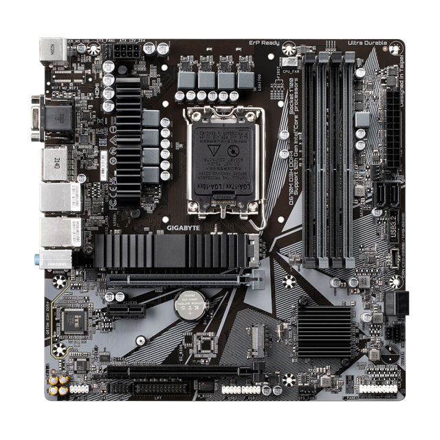 Дънна платка GIGABYTE Q670M DS3H, LGA1700, (HDMI/DP), USB Type-C, 4xDDR4, 2 x M.2 NVMe PCIe 4.0, Micro ATX 