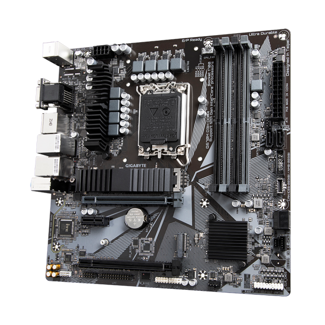 Дънна платка GIGABYTE Q670M DS3H, LGA1700, (HDMI/DP), USB Type-C, 4xDDR4, 2 x M.2 NVMe PCIe 4.0, Micro ATX 