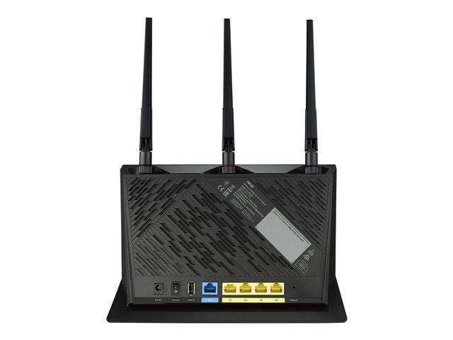 Рутер Asus 4G-AC86U, Dual-Band AC2600 MU-MIMO, 2533Mbps, 2.4GHz (800 Mbps) / 5GHz (1733 Mbps), Wireless AC, 4x LAN1000, 1x WAN1000, 1x USB 2.0, 1x Nano SIM Slot