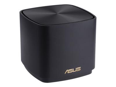 Мрежеста система Asus ZenWiFi AX Mini XD4 AX1800, 1800Mbs, 2.4GHz (574 Mbps)/ 5.0 GHz (1201 Mbps), 1x WAN 10/100/1000, 1x LAN 10/100/1000, 2 бр.
