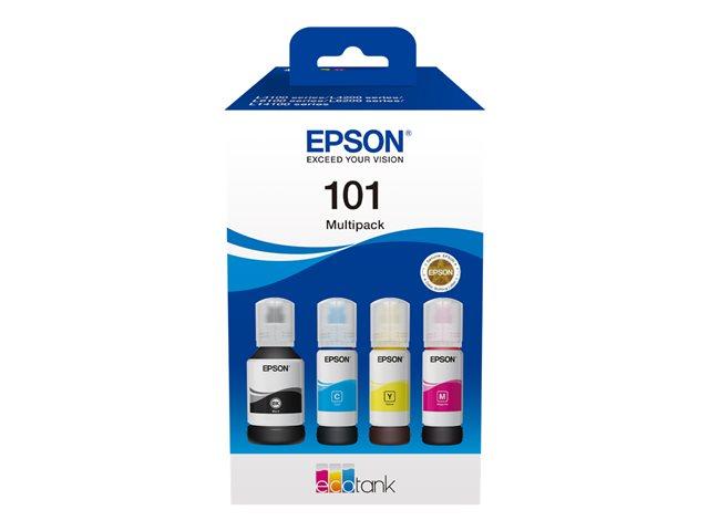 Комплект мастила Epson Multipack BK/C/Y/M, 101 EcoTank 