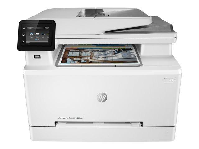 Мултифункционално лазерно устройство HP Color LaserJet Pro MFP M282nw, A4, цветен принтер/копир/скенер, 600 x 600 dpi, 21 стр/мин, LAN, Wi-Fi, USB, 