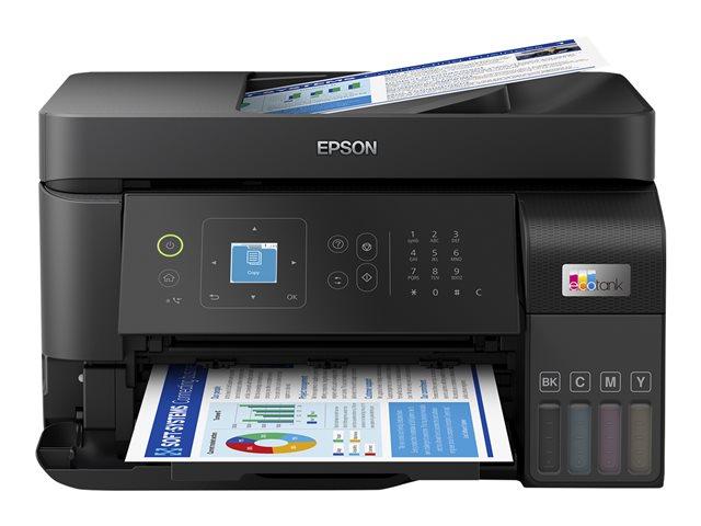 Мултифункционалнo устройствo Epson MFC EcoTank L5590, Мастилоструен, ADF A4, 4800 x 1200 dpi, 33 ppm/20 ppm, Wi-Fi, LAN, Fax - C11CK57403