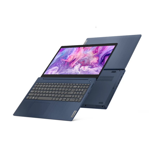Лаптоп Lenovo IdeaPad 3 82KU004TBM, 15.6'' (39.62 cm) FHD, Ryzen 5 5500U, 12GB DDR4 RAM, 512GB PCIe Gen3 SSD, Тъмно син, Free DOS